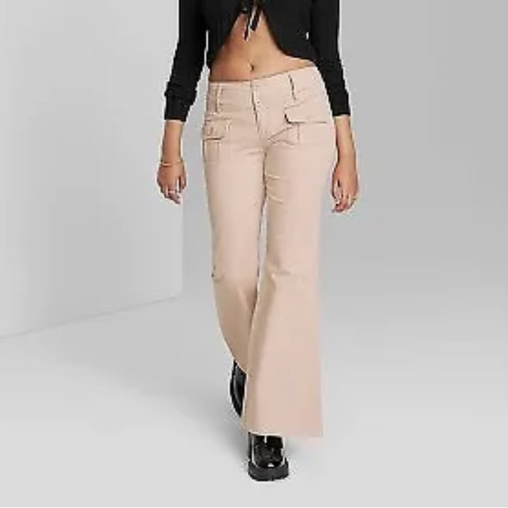 Wild Fable low rise flare chino pants
